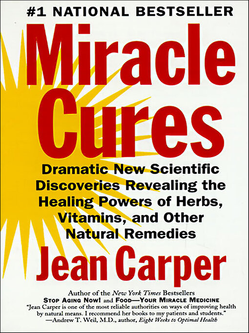Title details for Miracle Cures by Jean Carper - Wait list